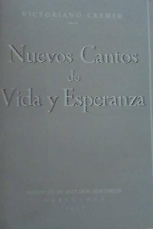 Nuevos cantos de vida y esperanza